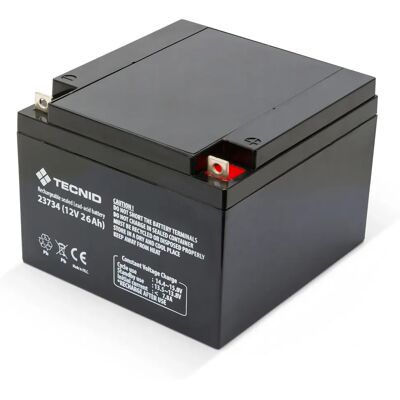 Velamp Oplaadbare lood-zuurbatterij - 12V 26Ah - Model 23734 Velamp Oplaadbare lood-zuurbatterij - 12V 26Ah - Model 23734
