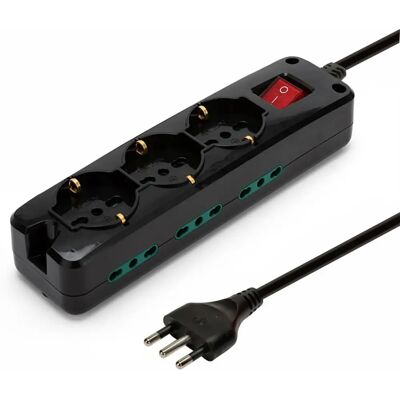 VELAMP Listwa zasilająca - 9 Gniazda, Ochrona dzieci, 1,5m Kabel VELAMP Listwa zasilająca - 9 Gniazda, Ochrona dzieci, 1,5m Kabel
