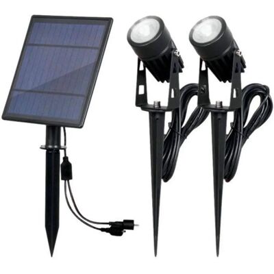 Velamp Solargartenstrahler - 2er Set - IP65 Wasserdicht Velamp Solargartenstrahler - 2er Set - IP65 Wasserdicht