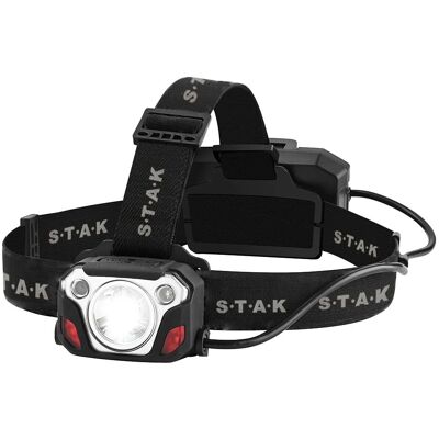 STAK Caesar Lampada da testa ricaricabile - 10W, 1200 lumen, riflettore STAK Caesar Lampada da testa ricaricabile - 10W, 1200 lumen, riflettore