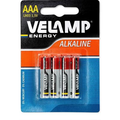 Velamp LR03/4BP Blister 4 Piles - Batteries Velamp LR03/4BP Blister 4 Piles - Batteries