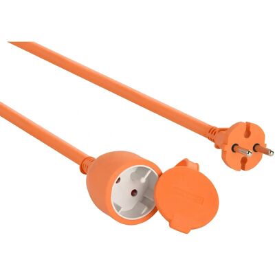 VELAMP Extension de Jardin 20m Prise Européenne Orange VELAMP Extension de Jardin 20m Prise Européenne Orange