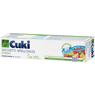 Sacs de Conservation Cuki - 27x25cm, 3L, 10 pcs Sacs de Conservation Cuki - 27x25cm, 3L, 10 pcs