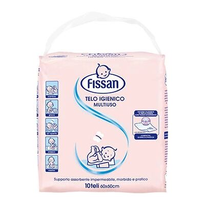 Asciugamano per bebé multifunzionale Fissan 10 pezzi - asciugamano per bebè Asciugamano per bebé multifunzionale Fissan 10 pezzi - asciugamano per bebè