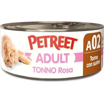 Cibo per Gatti Petreet Tonno e Surimi - 140g Cibo per Gatti Petreet Tonno e Surimi - 140g