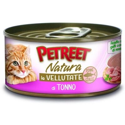 Cibo per gatti Petreet - Tonno, Pollo & Vitello - Lattine 70g Cibo per gatti Petreet - Tonno, Pollo & Vitello - Lattine 70g