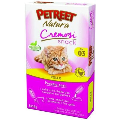 Petreet Natura Cremosi Snack al Tonno - Spuntino per Gatti Petreet Natura Cremosi Snack al Tonno - Spuntino per Gatti