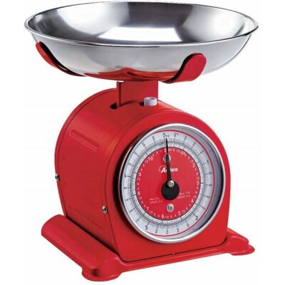 Ardes AR1PA3M - Rouge - Balance de cuisine - Publicité Ardes AR1PA3M - Rouge - Balance de cuisine - Publicité