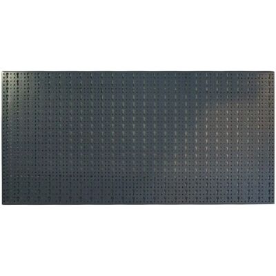 Pannello Forato Bricoman - 98,5x46cm - Lamiera Nera Pannello Forato Bricoman - 98,5x46cm - Lamiera Nera