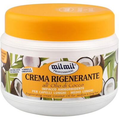 Maschera capelli all'olio di cocco Milmil - Trattamento rigenerante Maschera capelli all'olio di cocco Milmil - Trattamento rigenerante