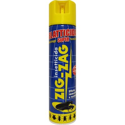 CFADDA - Zig-Zag Blatticida - 400 ml - Noir - Insecticide - Publicité CFADDA - Zig-Zag Blatticida - 400 ml - Noir - Insecticide - Publicité