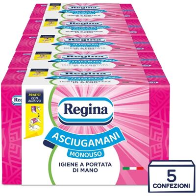 Regina Asciugamani Monouso – 5 Confezioni da 100 Fogli - Monouso Regina Asciugamani Monouso – 5 Confezioni da 100 Fogli - Monouso