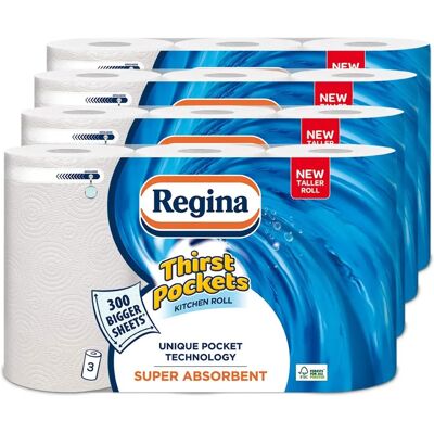 Regina Thirst Pockets - Large - Pack of 12 - Kitchen Towel Regina Thirst Pockets - Large - Pack of 12 - Kitchen Towel