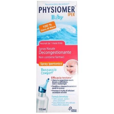 Physiomer Baby Iper Spray - Decongestionante Nasale - 115ml Physiomer Baby Iper Spray - Decongestionante Nasale - 115ml