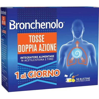 Perrigo Italia Srl Bronchenolo Tosse Doppia Azione - Limone Miele - Integratore - Tosse Perrigo Italia Srl Bronchenolo Tosse Doppia Azione - Limone Miele - Integratore - Tosse