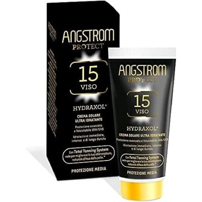 Angstrom Protect Hydraxol Crema Solare Viso SPF 15 50ml Angstrom Protect Hydraxol Crema Solare Viso SPF 15 50ml