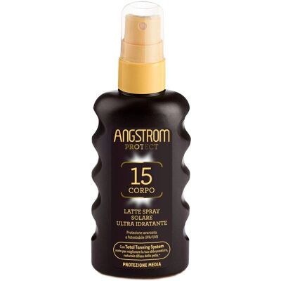 Angstrom Protect SPF 15 Spray Solare Corpo - Idratante, Resistente all'acqua Angstrom Protect SPF 15 Spray Solare Corpo - Idratante, Resistente all'acqua
