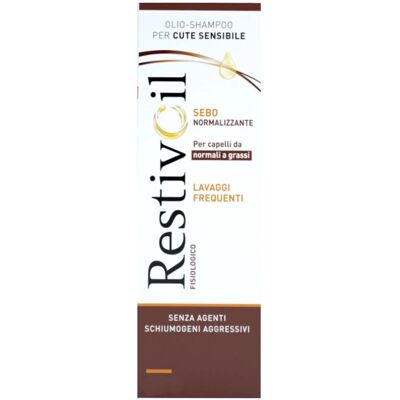 Perrigo Italia Srl Restivoil Fisiologico Shampoo all'Olio - Capelli Normali/Oili 250ml Perrigo Italia Srl Restivoil Fisiologico Shampoo all'Olio - Capelli Normali/Oili 250ml