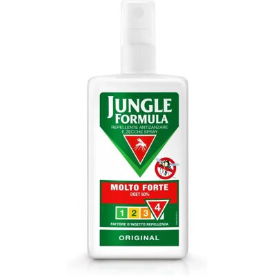Jungle Formula Molto Forte Spray Repellente - Protezione Elevata Jungle Formula Molto Forte Spray Repellente - Protezione Elevata