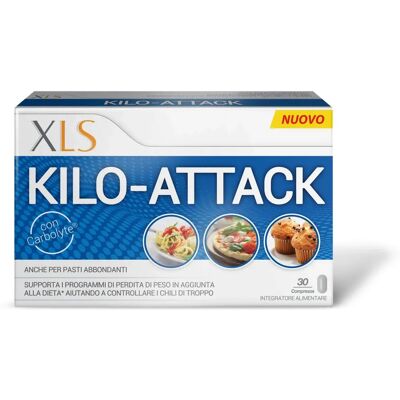 Perrigo Italia Srl - XL-S Kilo Attack - Supporto alla Perdita di Peso - 30 Compresse Perrigo Italia Srl - XL-S Kilo Attack - Supporto alla Perdita di Peso - 30 Compresse