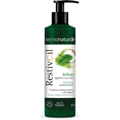 Perrigo Italia Srl Restivoil Tecnonaturae - Szampon oczyszczający na tłuste i ciężkie włosy 250ml Perrigo Italia Srl Restivoil Tecnonaturae - Szampon oczyszczający na tłuste i ciężkie włosy 250ml