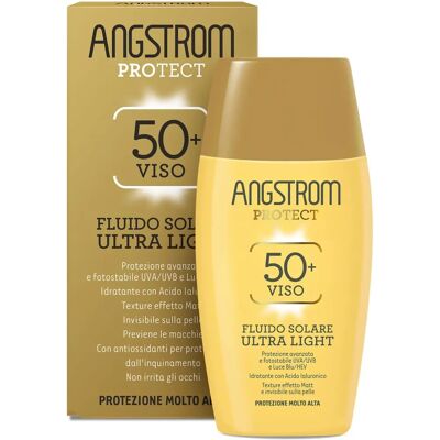 Perrigo Italia Srl Angstrom Protect SPF50+ Fluido Solare Viso Ultra Light - 40ml Perrigo Italia Srl Angstrom Protect SPF50+ Fluido Solare Viso Ultra Light - 40ml