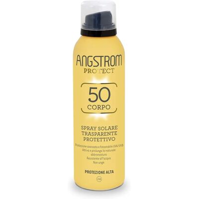 Angstrom Spray Solare Corpo SPF 50+ Trasparente Angstrom Spray Solare Corpo SPF 50+ Trasparente