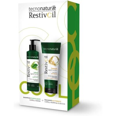 Perrigo Italia Restivoil - Rengörande schampo & Närande balsam - Schampo och Balsam Perrigo Italia Restivoil - Rengörande schampo & Närande balsam - Schampo och Balsam