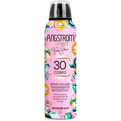Spray solare SPF30 resistente all'acqua - Protezione UVB/UVA Spray solare SPF30 resistente all'acqua - Protezione UVB/UVA