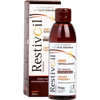 Restivoil Fisiologico - Delikatne sebonormalizujące olejowe szampon - 250ml Restivoil Fisiologico - Delikatne sebonormalizujące olejowe szampon - 250ml