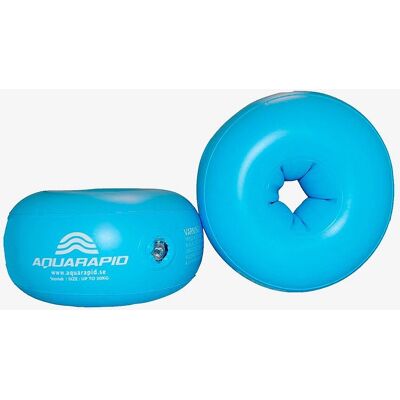 Aquarapid Aquaring Armbånd - 30 kg Krystallblå - Svømmehjelp for barn Aquarapid Aquaring Armbånd - 30 kg Krystallblå - Svømmehjelp for barn