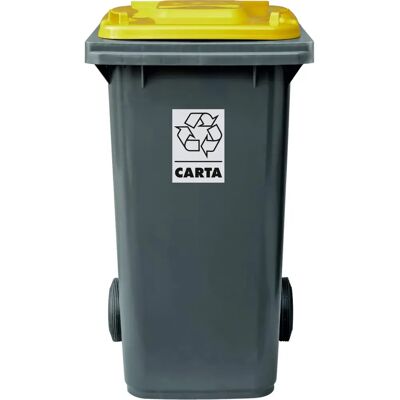 MOBIL PLASTIC - 120L Bicolore - Grigio Giallo - Cestino MOBIL PLASTIC - 120L Bicolore - Grigio Giallo - Cestino