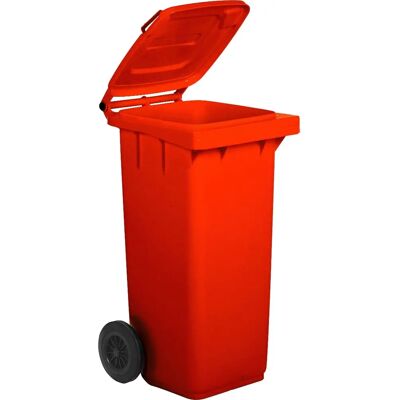 Mobil Plastic 120L Bidone rosso - Bidone Mobil Plastic 120L Bidone rosso - Bidone