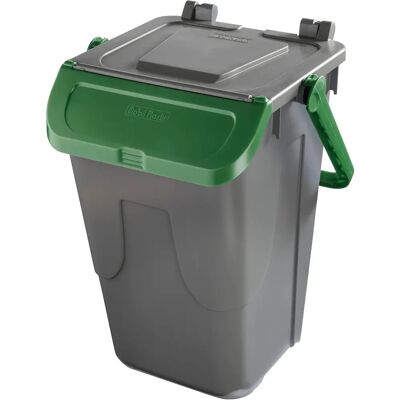 Mobil Plastic Ecology Abfallbehälter - 35L, Grün, Grau, Robust Mobil Plastic Ecology Abfallbehälter - 35L, Grün, Grau, Robust