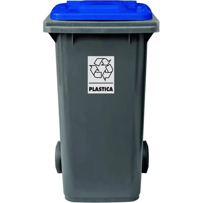 Cosedacasa 240L Bidone blu per rifiuti - Riciclo EN840 Cosedacasa 240L Bidone blu per rifiuti - Riciclo EN840