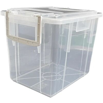Mobil Plastic Contenitore Alimentare 20L - Impilabile, Trasparente - Contenitore cibo Mobil Plastic Contenitore Alimentare 20L - Impilabile, Trasparente - Contenitore cibo
