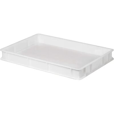 Contenitore alimenti Mobil Plastic 60x40cm Impilabile Bianco Contenitore alimenti Mobil Plastic 60x40cm Impilabile Bianco