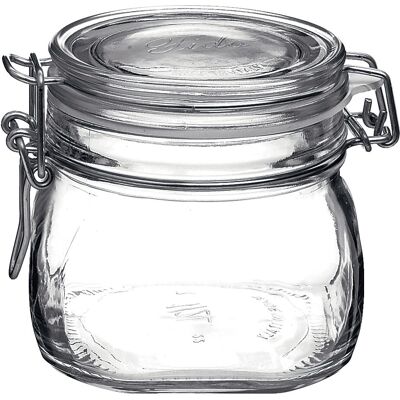Bormioli Rocco 8004360007961 Barattolo di Vetro - Contenitore Ermetico Trasparente Bormioli Rocco 8004360007961 Barattolo di Vetro - Contenitore Ermetico Trasparente