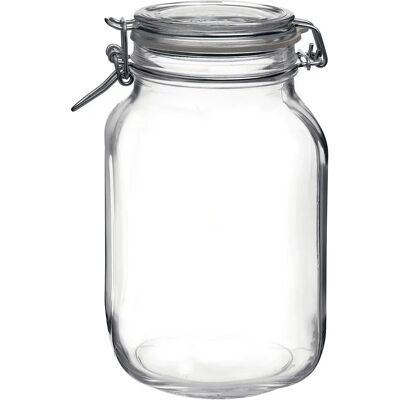 Bormioli Rocco Modell 810454 Klarglas-Glasgefäß - 3L Aufbewahrung Bormioli Rocco Modell 810454 Klarglas-Glasgefäß - 3L Aufbewahrung