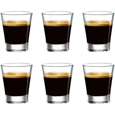 Cafeino 6 Bicchierini Vtr Caffe Cl 8 - Kaffeetassen Cafeino 6 Bicchierini Vtr Caffe Cl 8 - Kaffeetassen