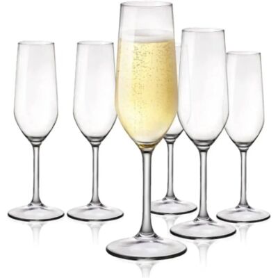 Bormioli Rocco Riserva Champagnergläser Set 6 Bormioli Rocco Riserva Champagnergläser Set 6