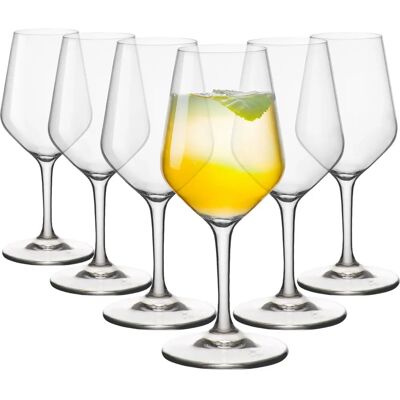 Verres à Vin Bormioli Rocco Electra - 6 pièces - Publicité Verres à Vin Bormioli Rocco Electra - 6 pièces - Publicité