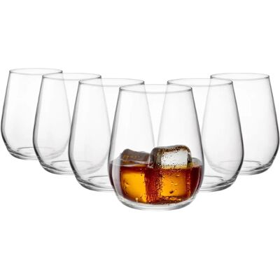 Bormioli Rocco Electra Verres - Lot de 6 - 38cl - Publicité Bormioli Rocco Electra Verres - Lot de 6 - 38cl - Publicité
