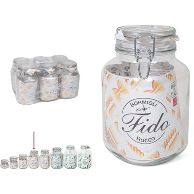 Bormioli Rocco Fido Luftdicht Lebensmittelglas 2L - Vorratsbehälter Bormioli Rocco Fido Luftdicht Lebensmittelglas 2L - Vorratsbehälter