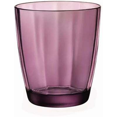 Bormioli Rocco Paars Pulsar Glas - 300ml Handgemaakt Finish Bormioli Rocco Paars Pulsar Glas - 300ml Handgemaakt Finish