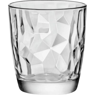 Bormioli Rocco Diamond Glazen - 39cl - Elegant Geometrisch Reliëf Bormioli Rocco Diamond Glazen - 39cl - Elegant Geometrisch Reliëf