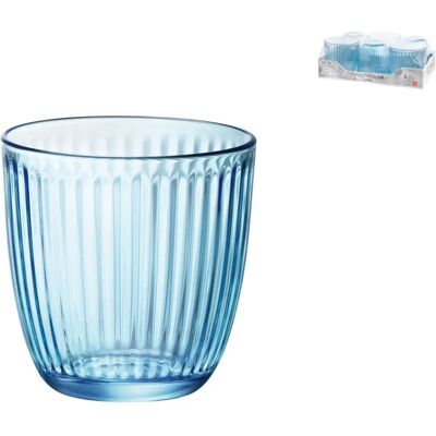 Bormioli Rocco Modell 5124229 Blau Wasserglas 6 stk 290 ml Bormioli Rocco Modell 5124229 Blau Wasserglas 6 stk 290 ml