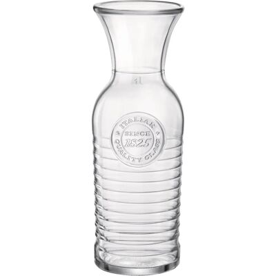Bouteille en verre Officina 1L Vintage à Grande Bouche Bouteille en verre Officina 1L Vintage à Grande Bouche