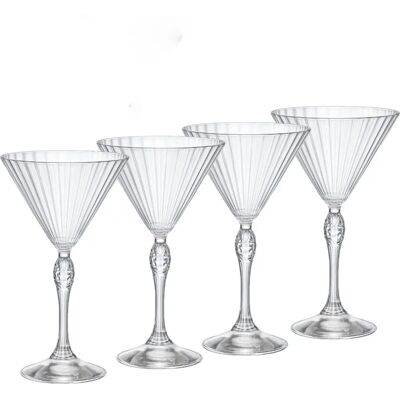 Bormioli Rocco America 20's Martini-Set - 4 Stück Bormioli Rocco America 20's Martini-Set - 4 Stück