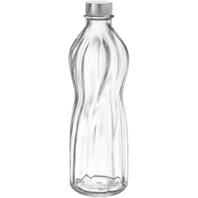Bormioli Rocco Glazen Fles 0,75L met RVS Dop - Fles Bormioli Rocco Glazen Fles 0,75L met RVS Dop - Fles